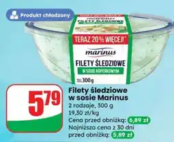 Dino Filety śledziowe w sosie Marinus oferta