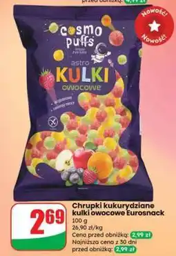 Dino Chrupki kukurydziane kulki owocowe Eurosnack oferta
