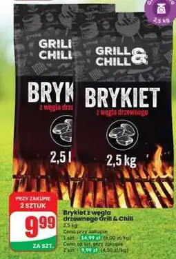 Dino Brykiet z węgla drzewnego Grill & Chill oferta