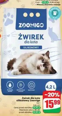 Dino żwirek dla kota silikonowy Zoomiga oferta