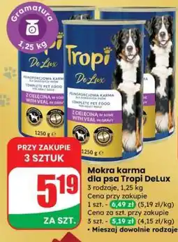 Dino Mokra karma dla psa Tropi DeLux oferta