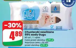 Dino Chusteczki nawilżane 99% wody Gugu oferta