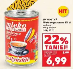 Kaufland SM GOSTYŃ Mleko zagęszczone 8% tł. słodzone oferta