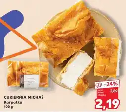Kaufland CUKIERNIA MICHAŚ Karpatka 100 g oferta