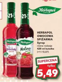 Kaufland HERBAPOL OWOCOWA SPIŻARNIA Syrop oferta