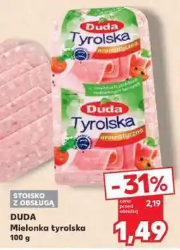 Kaufland DUDA Mielonka tyrolska 100 g oferta