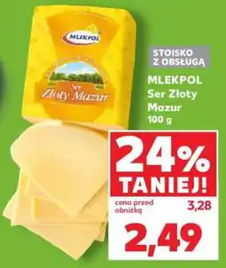 Kaufland MLEKPOL Ser Złoty Mazur 100 g oferta