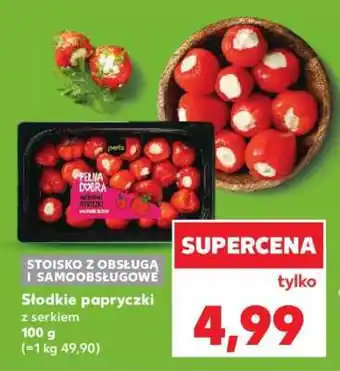 Kaufland Słodkie papryczki z serkiem oferta