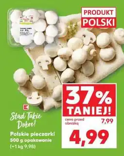 Kaufland Polskie pieczarki oferta