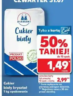 Kaufland Cukier biały kryształ 1 kg opakowanie oferta