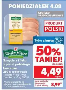 Kaufland Sznycle z fileta z piersi polskiego kurczaka oferta
