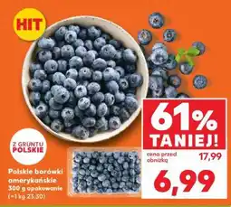 Kaufland Polskie borówki amerykańskie 300 g opakowanie oferta