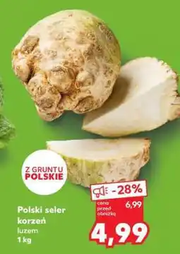 Kaufland Polski seler korzeń luzem 1 kg oferta