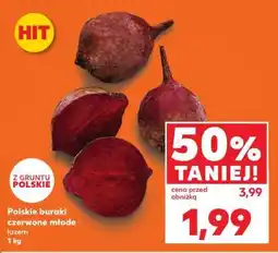 Kaufland Polskie buraki czerwone młode luzem 1 kg oferta