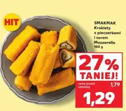 Kaufland SMAKMAK Krokiety z pieczarkami i serem Mozzarella 100 g oferta