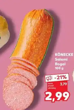 Kaufland KÖNECKE Salami Rogal 100 g oferta