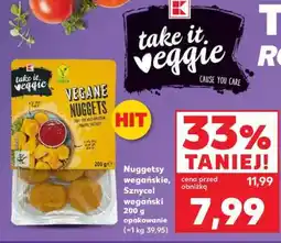 Kaufland Nuggetsy wegańskie, Sznycel wegański oferta