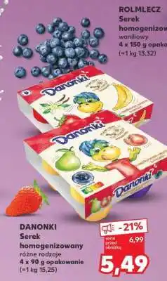 Kaufland DANONKI Serek homogenizowany oferta