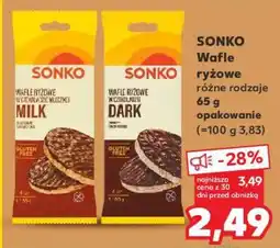 Kaufland SONKO Wafle ryżowe różne rodzaje 65 g opakowanie oferta