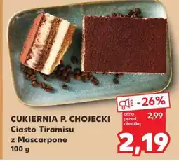 Kaufland Ciasto Tiramisu z mascarpone 100 g oferta