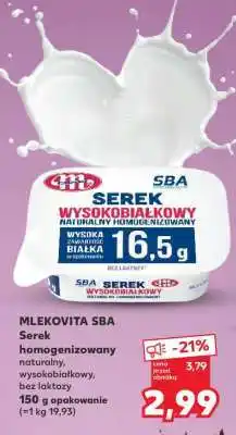 Kaufland MLEKOVITA SBA Serek homogenizowany oferta