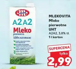 Kaufland MLEKOVITA Mleko pierwotne UHT oferta