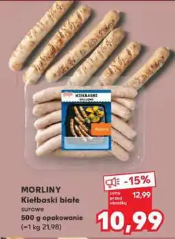 Kaufland MORLINY Kiełbaski białe surowe oferta
