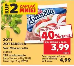 Kaufland ZOTT ZOTTARELLA Ser Mozzarella classic oferta