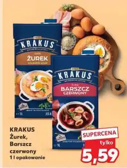 Kaufland KRAKUS Żurek, Barszcz czerwony oferta