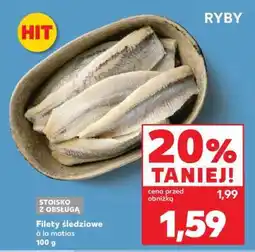 Kaufland Filety śledziowe à la matias 100 g oferta