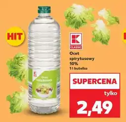 Kaufland Ocet spirytusowy 10% 1l butelka oferta