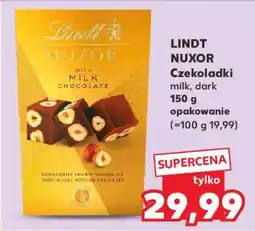 Kaufland LINDT NUXOR Czekoladki milk, dark 150 g opakowanie oferta