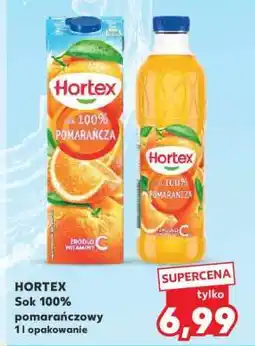 Kaufland HORTEX Sok 100% pomarańczowy 1l opakowanie oferta