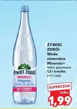 Kaufland ŻYWIEC ZDRÓJ Woda mineralna Minerals+ oferta