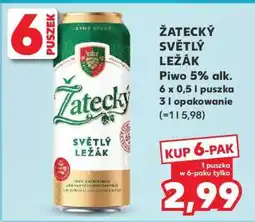 Kaufland Žatecký Světlý Ležák oferta