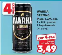 Kaufland Warka Strong oferta