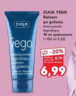 Kaufland ZIAJA YEGO Balsam po goleniu oferta