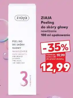 Kaufland ZIAJA Peeling do skóry głowy nawilżanie 100 ml opakowanie oferta