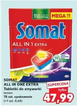 Kaufland SOMAT ALL IN ONE EXTRA Tabletki do zmywarki lemon oferta