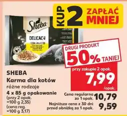 Kaufland SHEBA Karma dla kotów różne rodzaje oferta