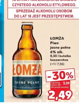 Kaufland Piwo Łomża oferta