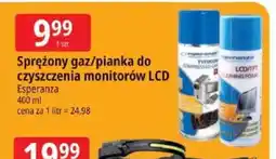 E.Leclerc Sprężony gaz/pianka do czyszczenia monitorów LCD Esperanza oferta