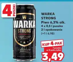Kaufland Piwo Warka Strong oferta
