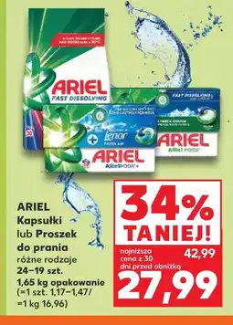 Kaufland Kapsułki do prania Ariel oferta
