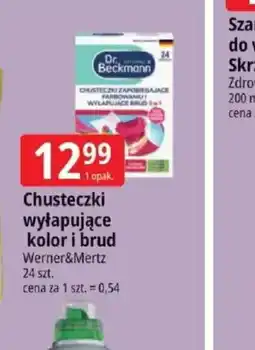 E.Leclerc Chusteczki wyłapujące kolor i brud Dr. Beckmann oferta