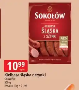 E.Leclerc Kiełbasa śląska z szynki Sokołów oferta