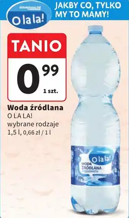 Intermarche Woda źródlana oferta