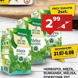 Spiżarnia Smakosza Herbapol Mięta, Rumianek, Melisa, Pokrzywa oferta