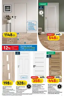 Castorama Skrzydło drzwiowe ukryte wewnętrzne i zewnętrzne oferta