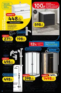 Castorama Szafka Canta 80 cm z umywalką Ceramisti oferta